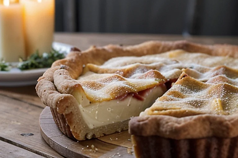 Пирог с картофелем и луком