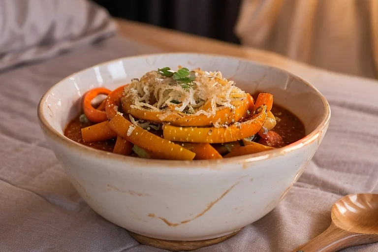 Треска с гречкой и ароматной морковью